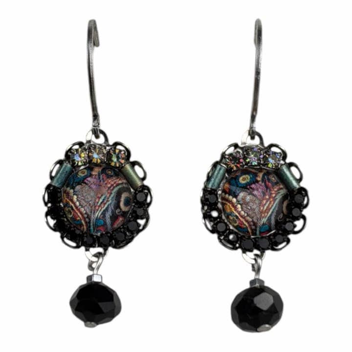 Melizi Jewelry Earrings Melizi Jewelry Black Fantasy Crystal Earrings 11115742 Melizi Jewelry Black Fantasy Crystal Earrings