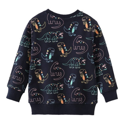 The Find Peaks Children's Clothing The Find Peaks Midnight Dinosaur Sweatshirt The Find Peaks Midnight Dinosaur Sweatshirt
