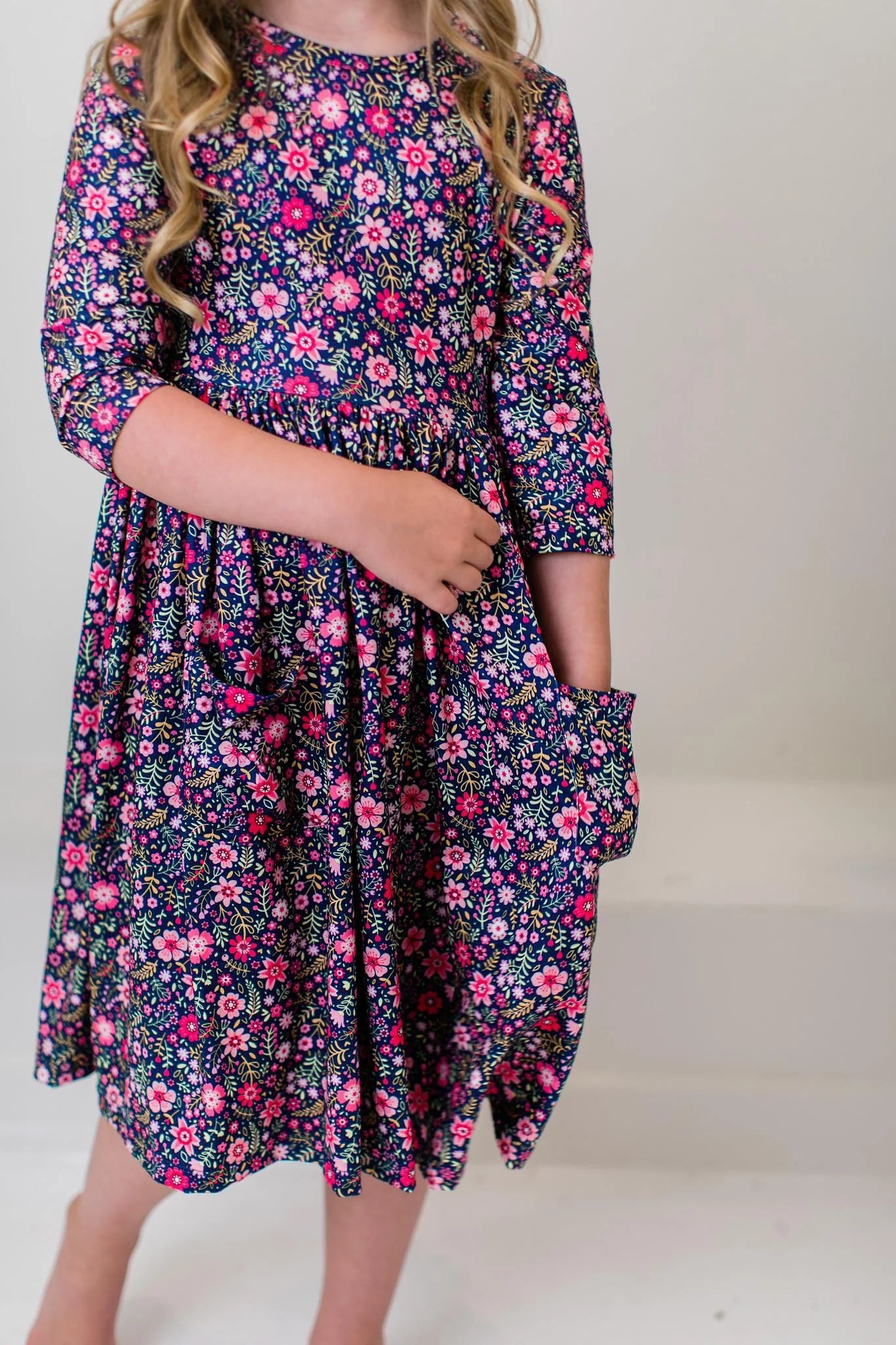 Mila & Rose Pocket Twirl Dress - Multiple Colors