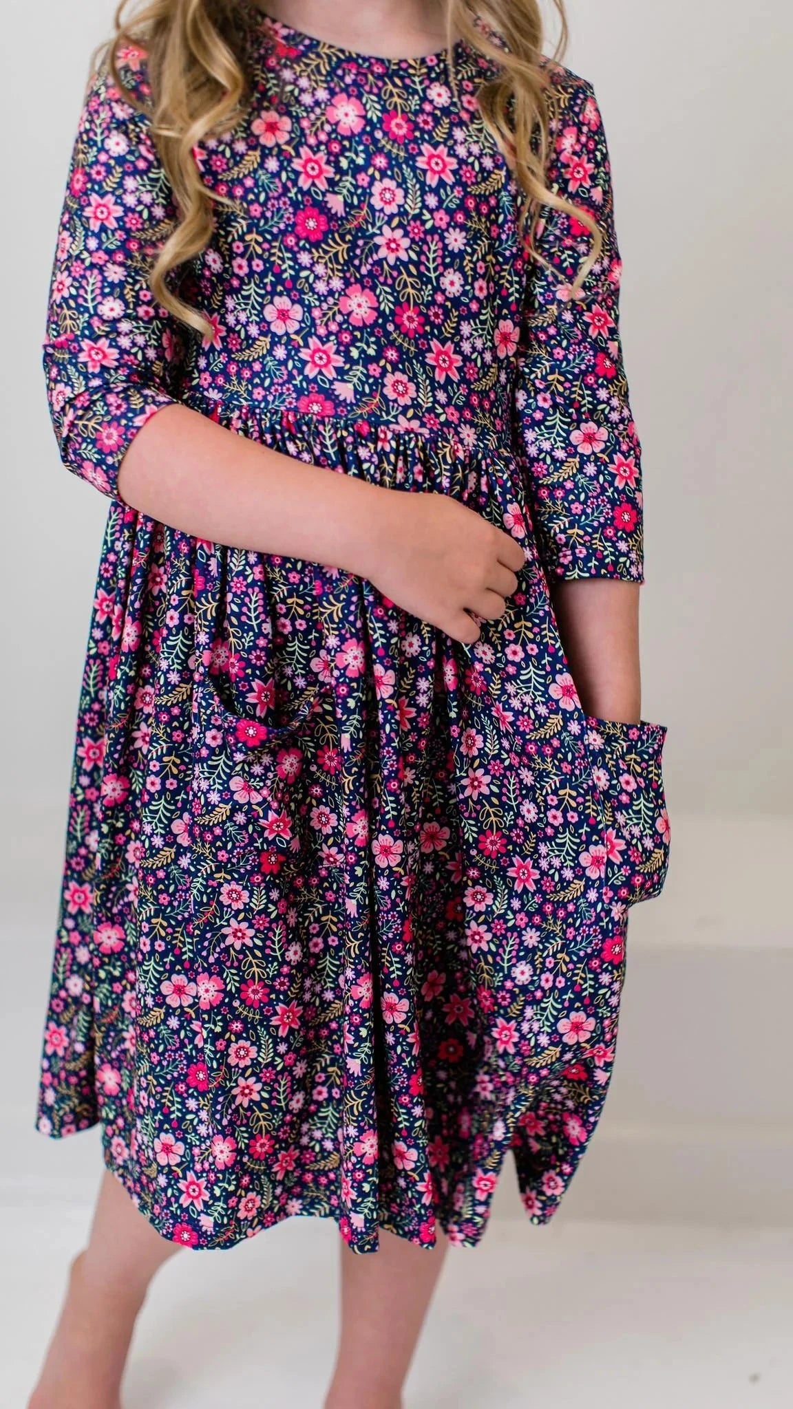 Mila & Rose Baby Pocket Twirl Dress - Multiple Colors