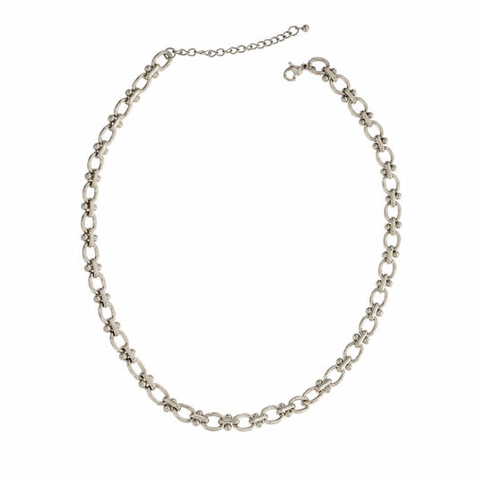 Joy Susan Necklaces Mini Cable and Barbell Chain Necklace - Multiple Metals 04191710 Mini Cable and Barbell Chain Necklace - Multiple Metals