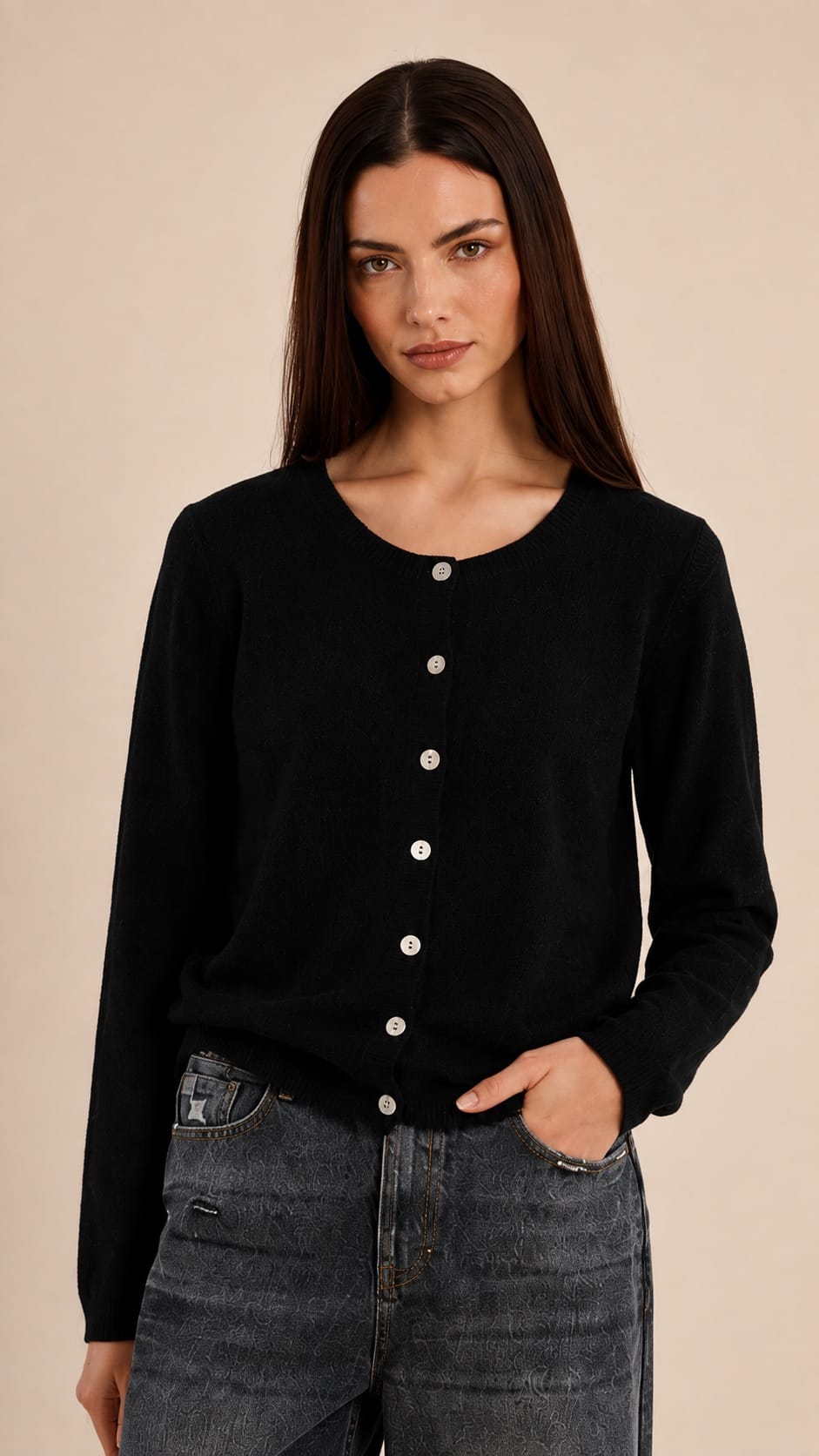 Molly Bracken Cardigans Molly Bracken Button Up Knit Cardigan - Multiple Colors 98117598 Molly Bracken Button Up Knit Cardigan - Multiple Colors