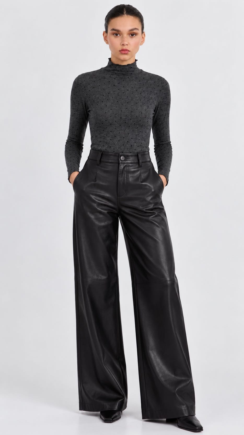Molly Bracken Tops Molly Bracken Polka Dot Undersweater - Multiple Colors Molly Bracken Polka Dot Undersweater - Multiple Colors