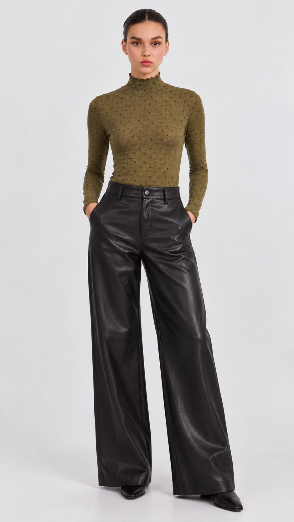 Molly Bracken Tops Molly Bracken Polka Dot Undersweater - Multiple Colors Molly Bracken Polka Dot Undersweater - Multiple Colors