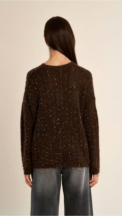 Molly Bracken Sweaters Molly Bracken Rainbow Confetti Sweater Molly Bracken Rainbow Confetti Sweater