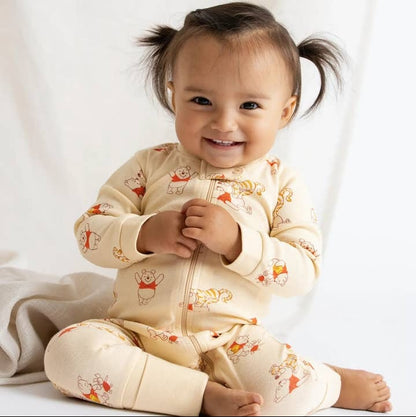 Monica & Andy Children's Clothing Monica & Andy Zipper Pajamas - Multiple Prints Monica & Andy Zipper Pajamas - Multiple Prints