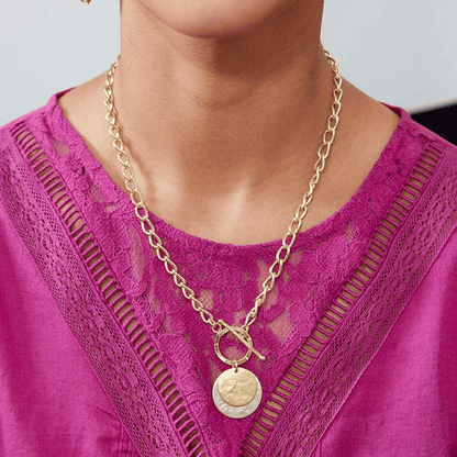 World Finds Necklaces World Finds Gilded Moon Necklace 32028638 World Finds Gilded Moon Necklace