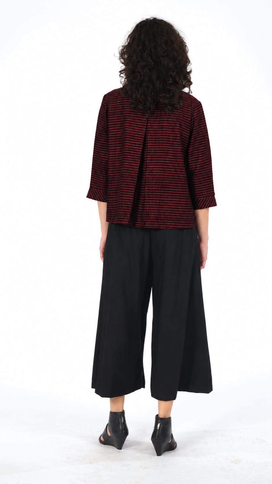Niche Blouses Niche Shimmer Stripe Twinbutton Top Niche Shimmer Stripe Twinbutton Top