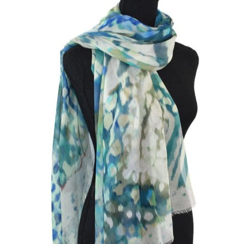 Dupatta Oceane Diamond Motif Scarf - Multiple Colors