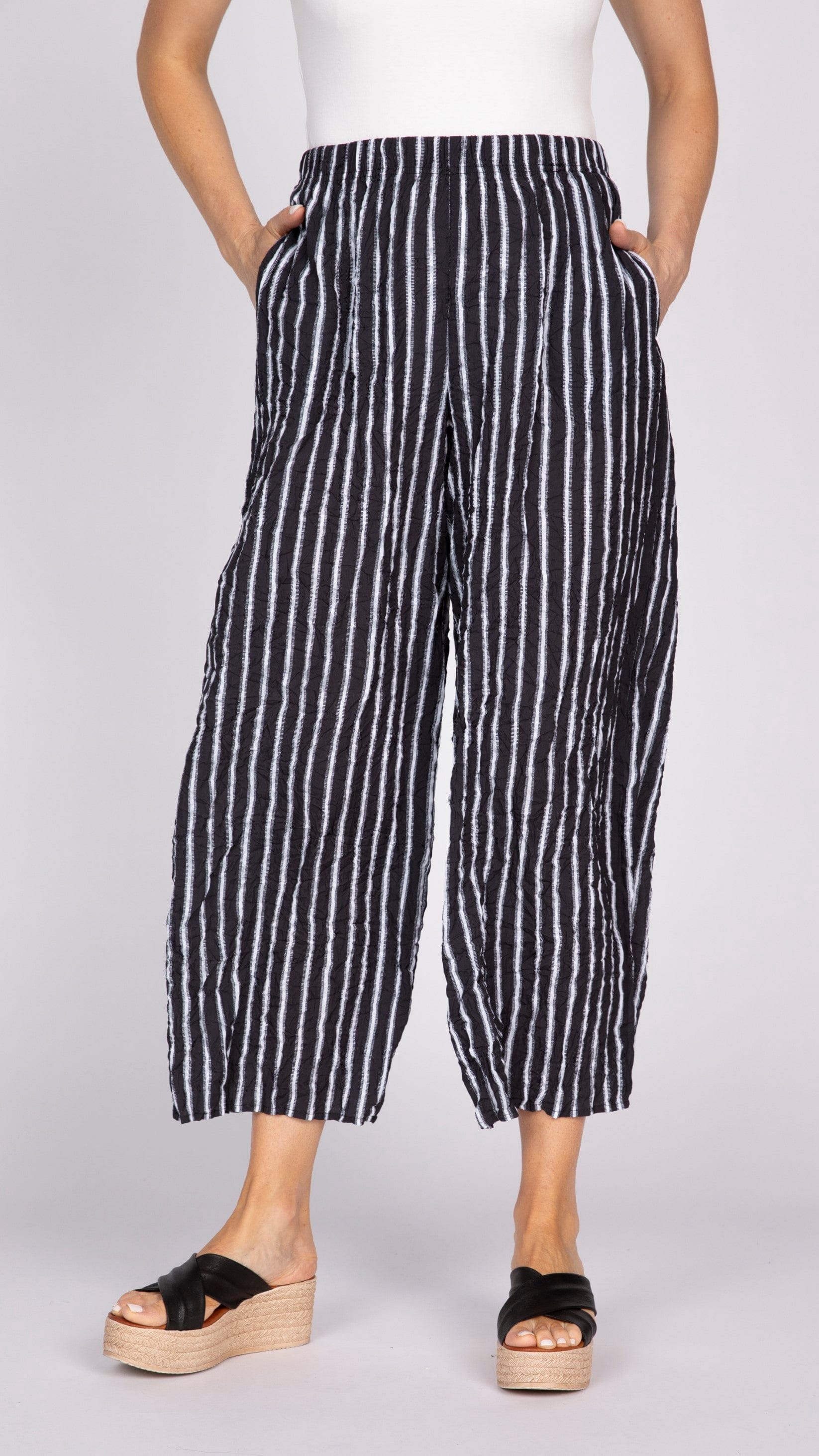 Olivia by Habitat Pants Olivia by Habitat Striped Easy Flood Pant 51471326 Olivia by Habitat Striped Easy Flood Pant