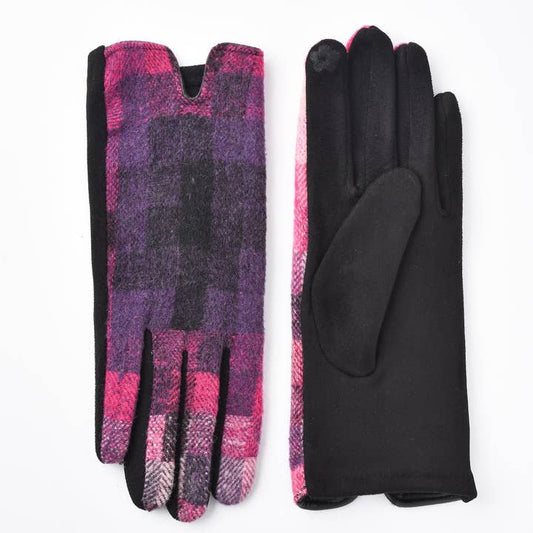 Funkyrel Limited Gloves Ombre Checker Touchscreen Gloves - Multiple Colors 83994590 Ombre Checker Touchscreen Gloves - Multiple Colors