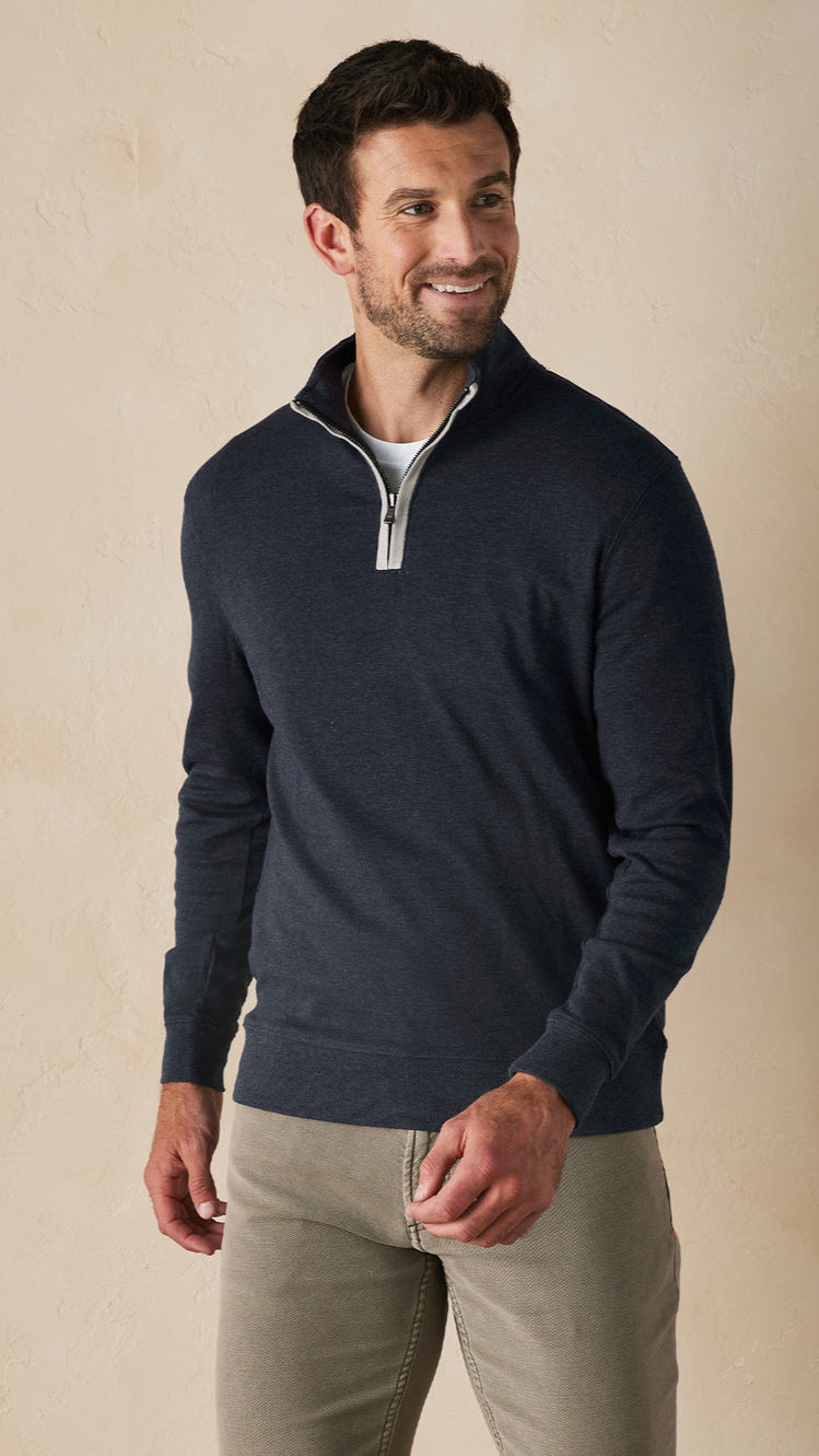 The Normal Brand Puremeso Weekend Quarter Zip Pullover