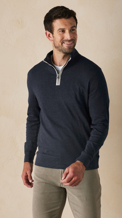 The Normal Brand Puremeso Weekend Quarter Zip Pullover