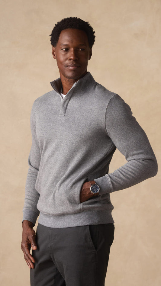 The Normal Brand Puremeso Fleece Quarter Zip