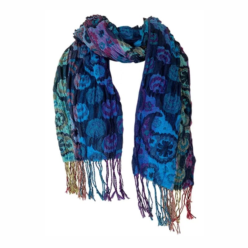 J & X Scarves Paisley Knit Scarf - Multiple Colors Paisley Knit Scarf - Multiple Colors