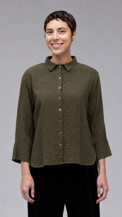 Cut Loose Blouses Cut Loose Parachute Crop Easy Shirt - Multiple Colors Cut Loose Parachute Crop Easy Shirt - Multiple Colors