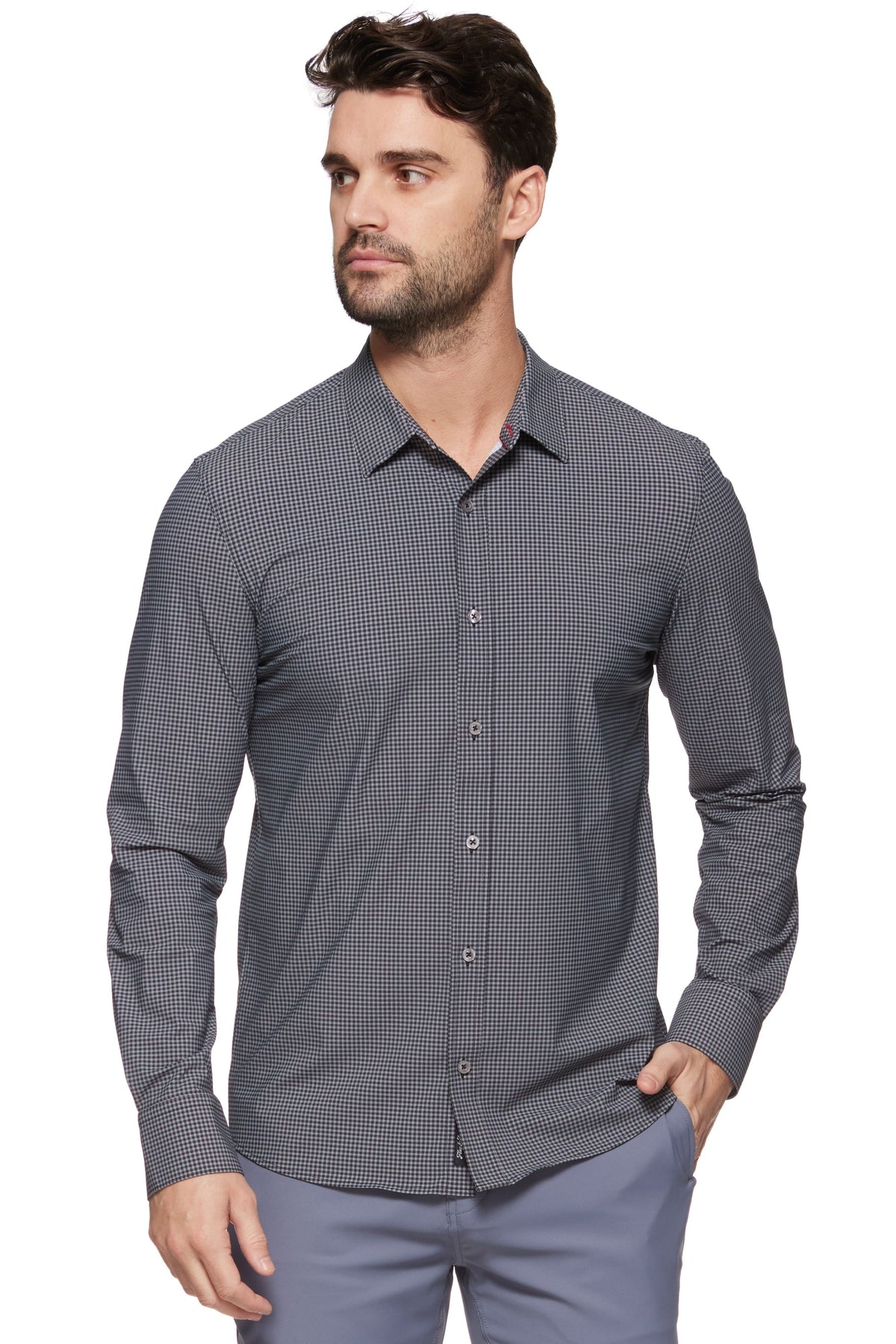 Flag & Anthem Men's Button Downs Flag & Anthem Patton Gingham Journey Shirt Flag & Anthem Patton Gingham Journey Shirt