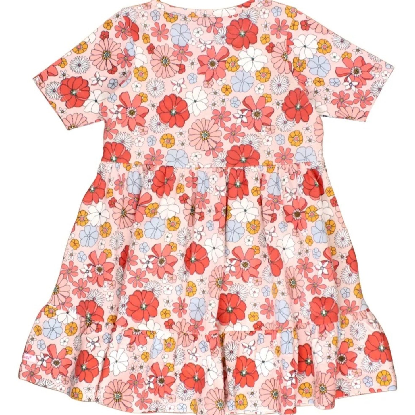 RuffleButts Peace Love and Wildflowers Ruffle Dress