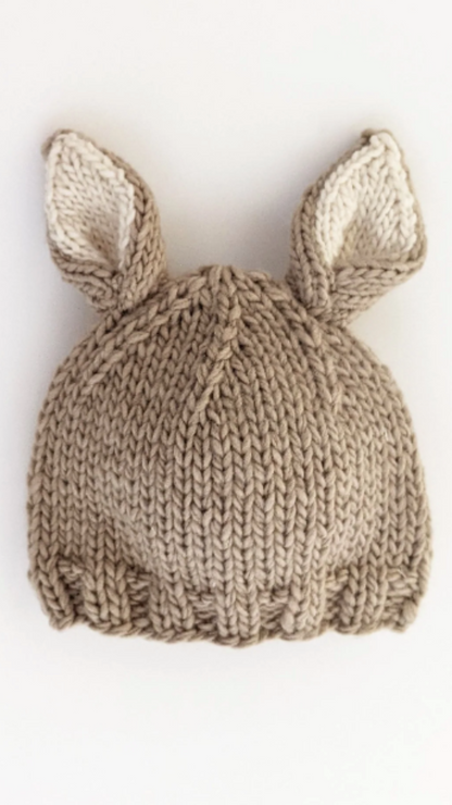 Huggalugs Bunny Ears Beanie Hat - Multiple Colors