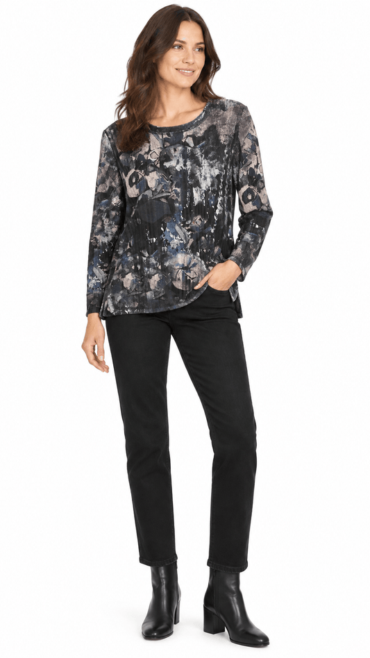 Picadilly Tops Picadilly Curved Hem Top Picadilly Curved Hem Top
