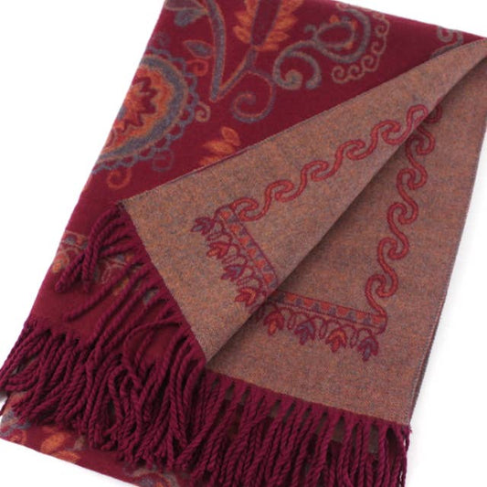 Pretty Persuasions Scarves Pretty Persuasions Artisan Vine Reversible Scarf - Multiple Colors 05840094 Pretty Persuasions Artisan Vine Reversible Scarf - Multiple Colors
