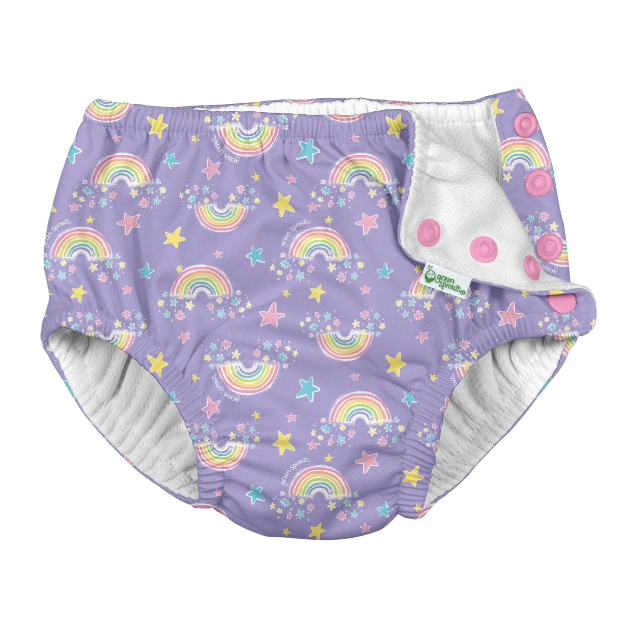 Green Sprouts Snap Reusable Absorbent Swimsuit Diaper - Multiple Prints/Colors