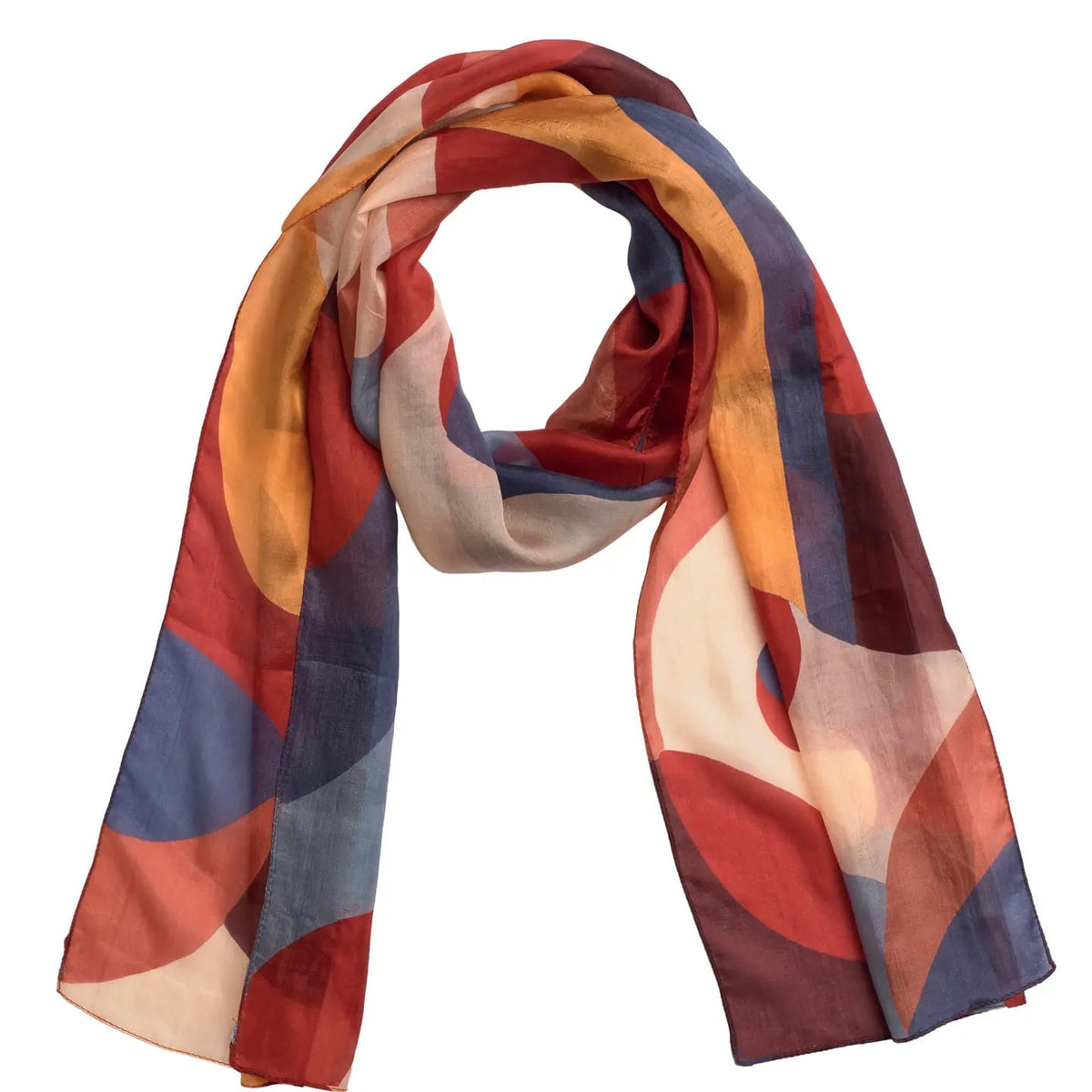 Quintessential Scarves Quintessential Hopkins Red Silk Scarf Quintessential Hopkins Red Silk Scarf