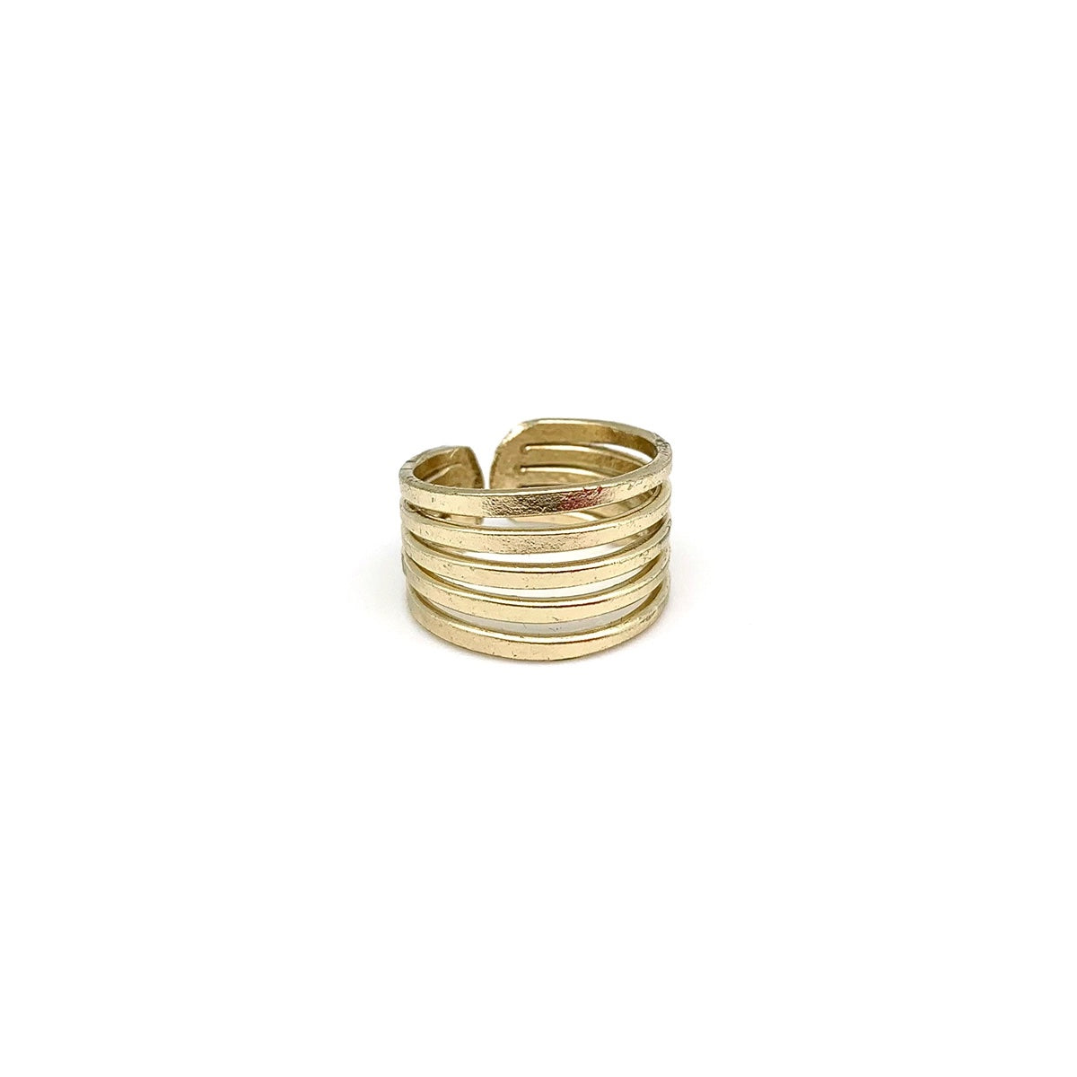 Anju Jewelry Gold Thick Band Ring