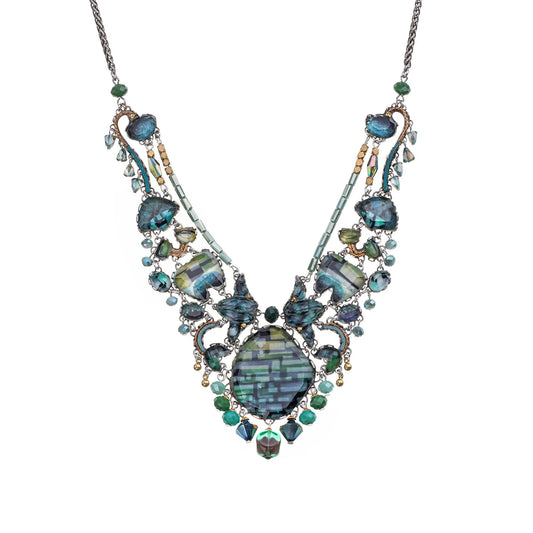 Ayala Bar Emerald Reflections Set Emeralia Necklace