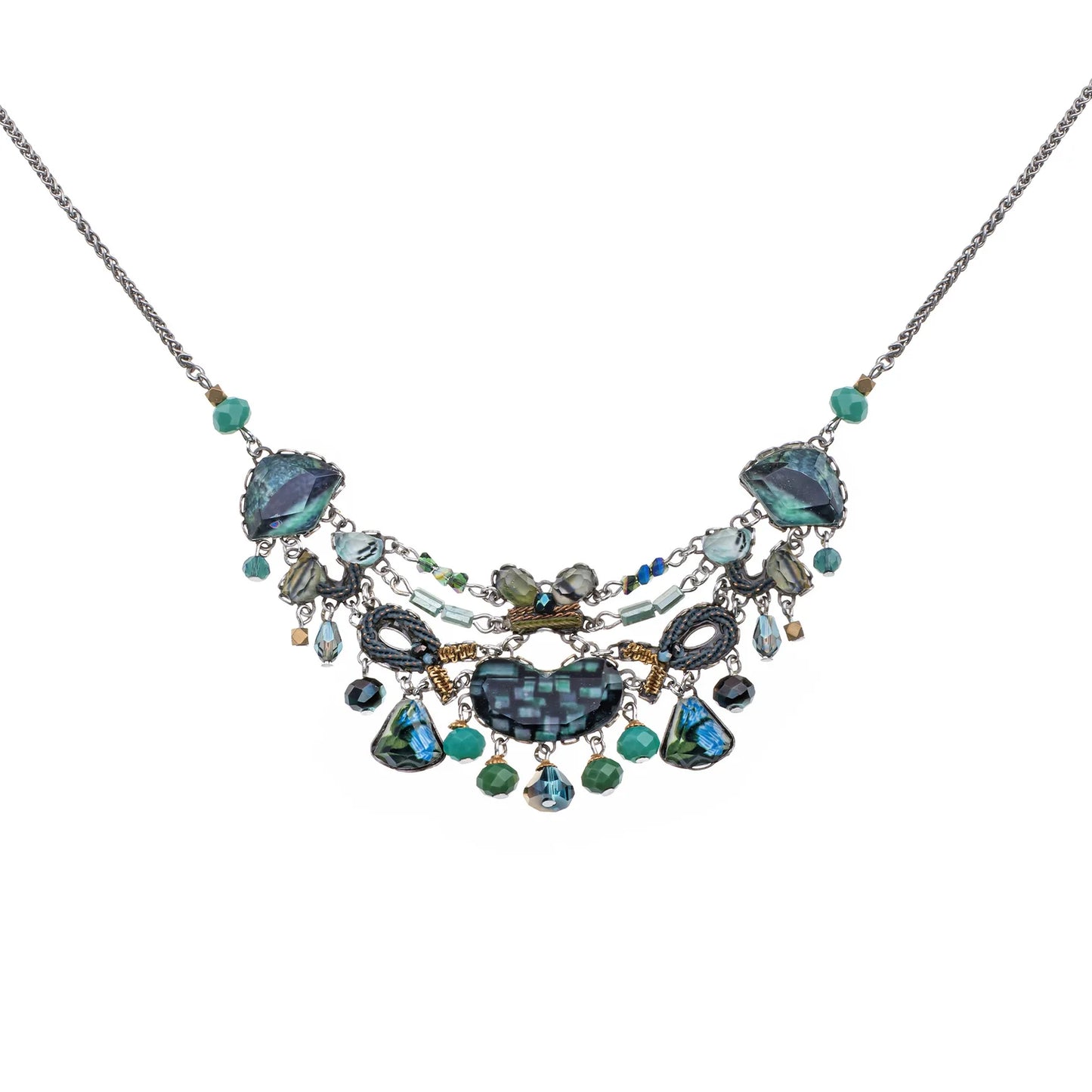 Ayala Bar Emerald Reflections Set Sylmera Necklace