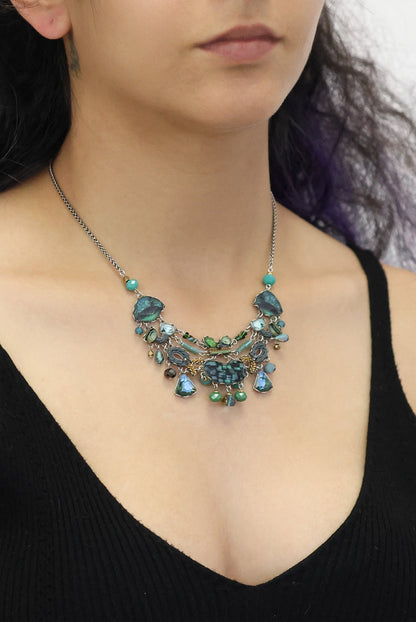 Ayala Bar Emerald Reflections Set Sylmera Necklace
