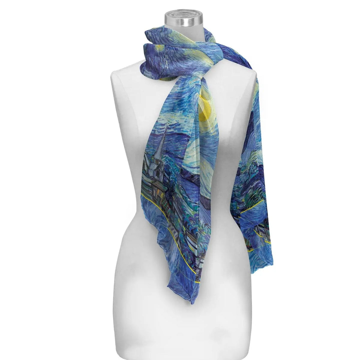 RainCaper Scarves RainCaper Van Gogh Starry Night Scarf RainCaper Van Gogh Starry Night Scarf