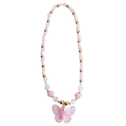 Sparkle Sisters Butterfly Pendant Necklace