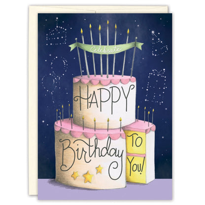 Celestial Cake Birthday Card