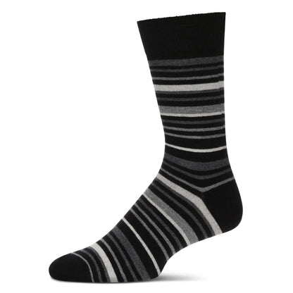 MeMoi Men's Socks MeMoi Men's Slick Stripes Cashmere Crew Socks - Multiple Colors 87389662 MeMoi Men's Slick Stripes Cashmere Crew Socks - Multiple Colors