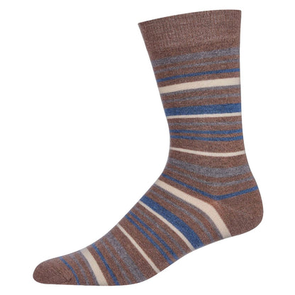 MeMoi Men's Socks MeMoi Men's Slick Stripes Cashmere Crew Socks - Multiple Colors 61315806 MeMoi Men's Slick Stripes Cashmere Crew Socks - Multiple Colors