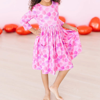 Mila & Rose Pocket Twirl Dress - Multiple Colors