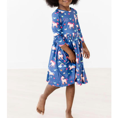 Mila & Rose Pocket Twirl Dress - Multiple Colors