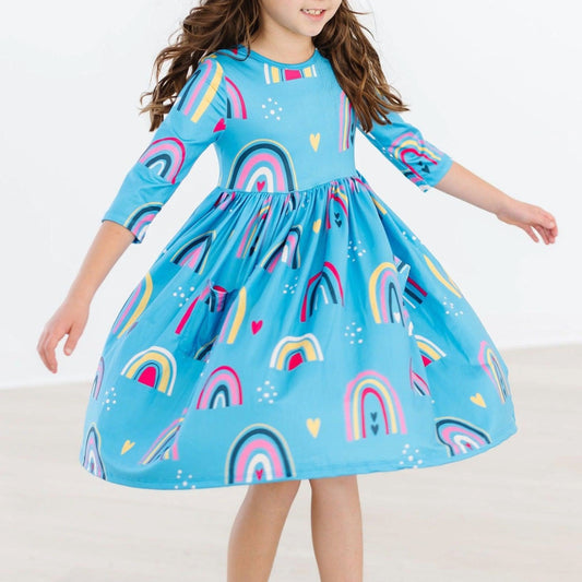 Mila & Rose Pocket Twirl Dress - Multiple Colors