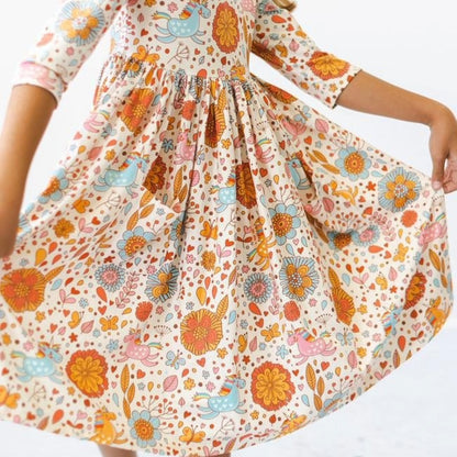 Mila & Rose Pocket Twirl Dress - Multiple Colors