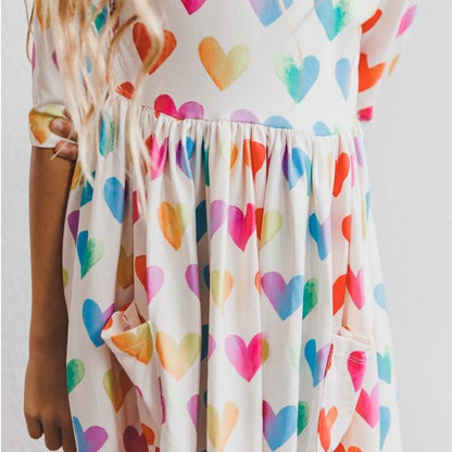 Mila & Rose Pocket Twirl Dress - Multiple Colors