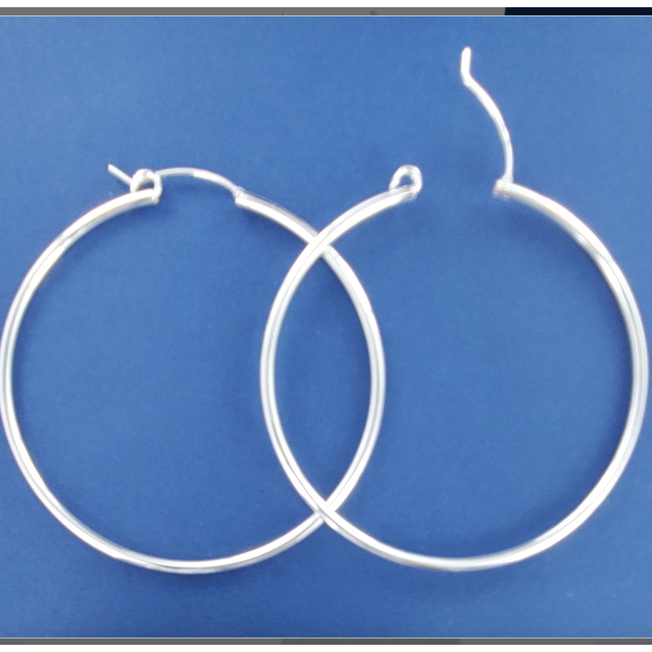 SilverStar Silver Hoops - Multiple Sizes