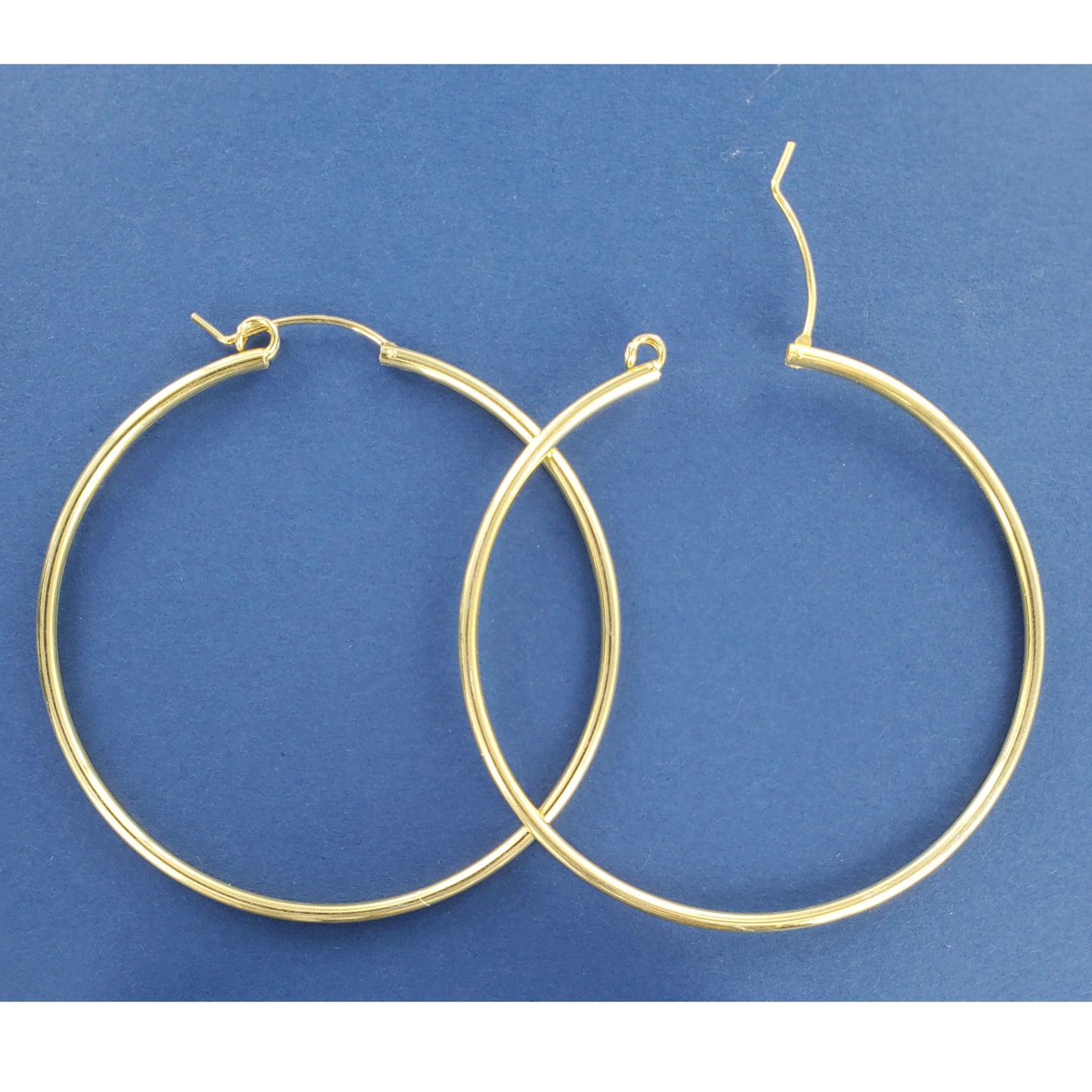 SilverStar Gold Plated Hoops - Multiple Sizes