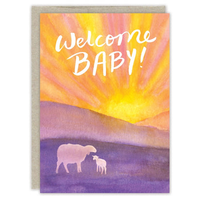 Lamb Baby Card