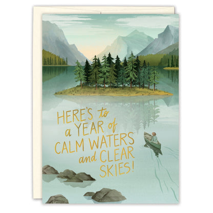Clear Skies Birthday Card