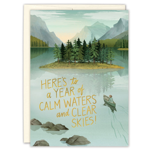 Clear Skies Birthday Card