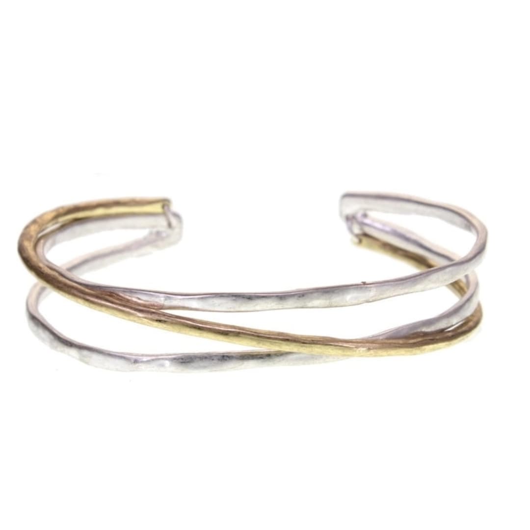 Kole Design Bracelets Kole Design Two Tone Bracelet 28681950 Kole Design Two Tone Bracelet
