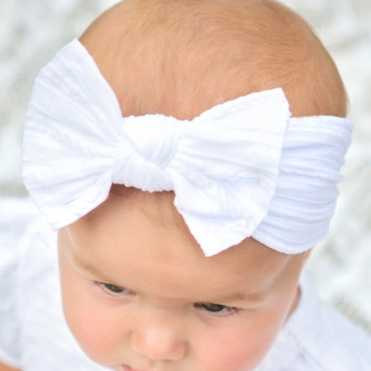 Cable Knit Bow Headband - Multiple Colors