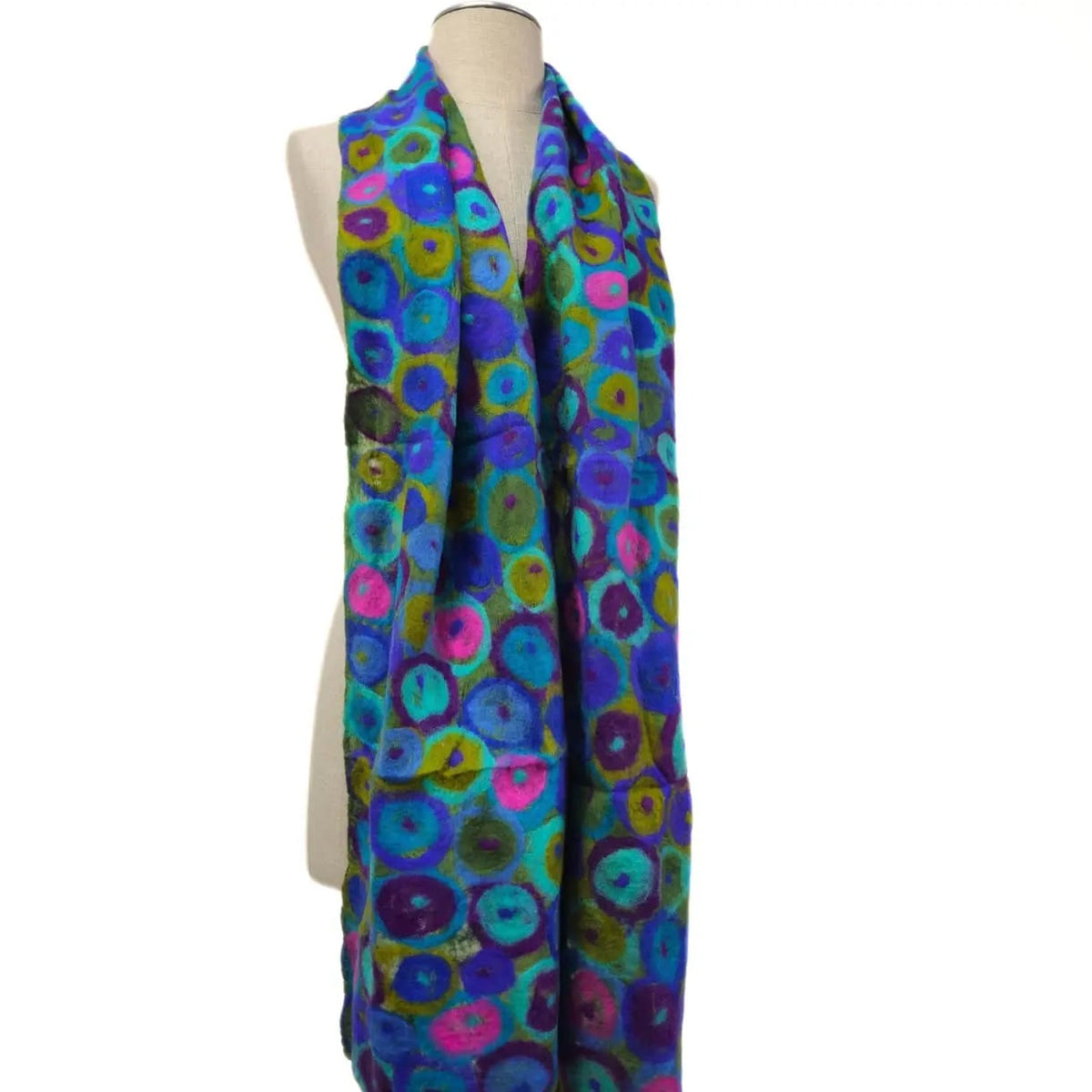 Feltiful Scarves Retro Dot Felted Scarf Retro Dot Felted Scarf