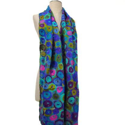 Feltiful Scarves Retro Dot Felted Scarf Retro Dot Felted Scarf